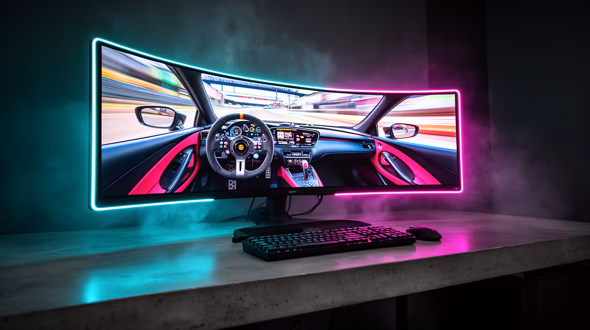 165Hz Monitor for Racing Simulation Under R35,000 in South