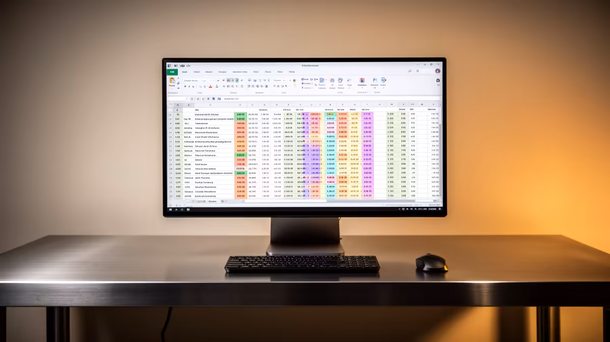 Colour-accurate Monitor for Spreadsheet-heavy Work Under