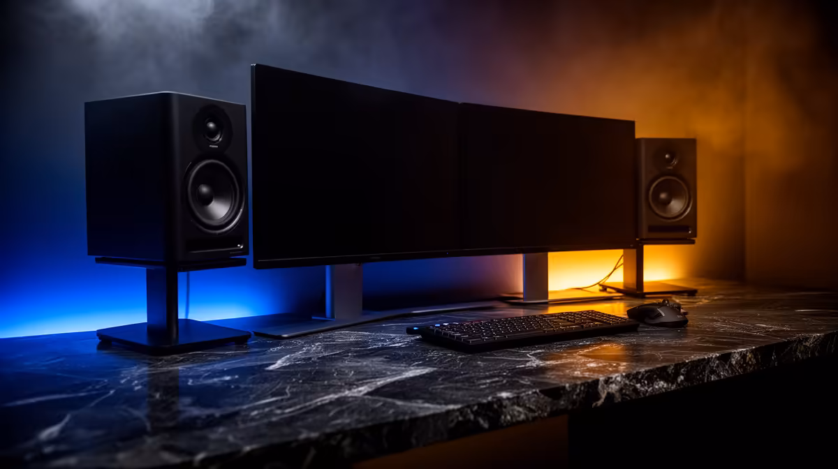 Dual-monitor Setup for Running a Podcast Under R50,000