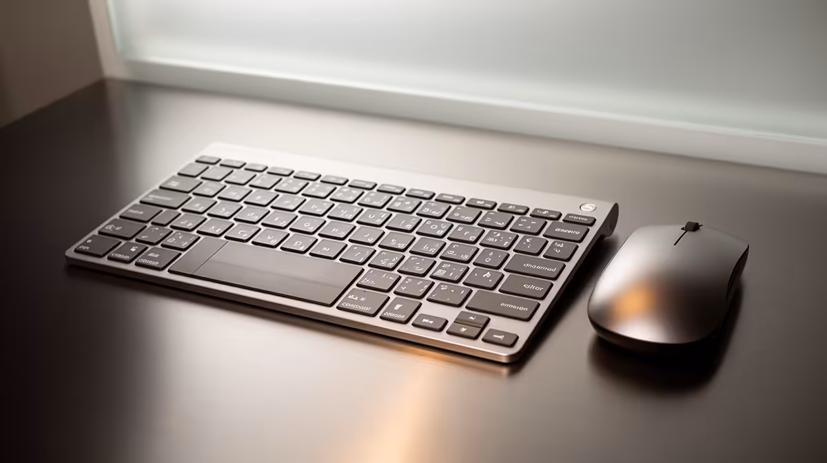 Keyboard and Mouse Combo for Data Science Work Under