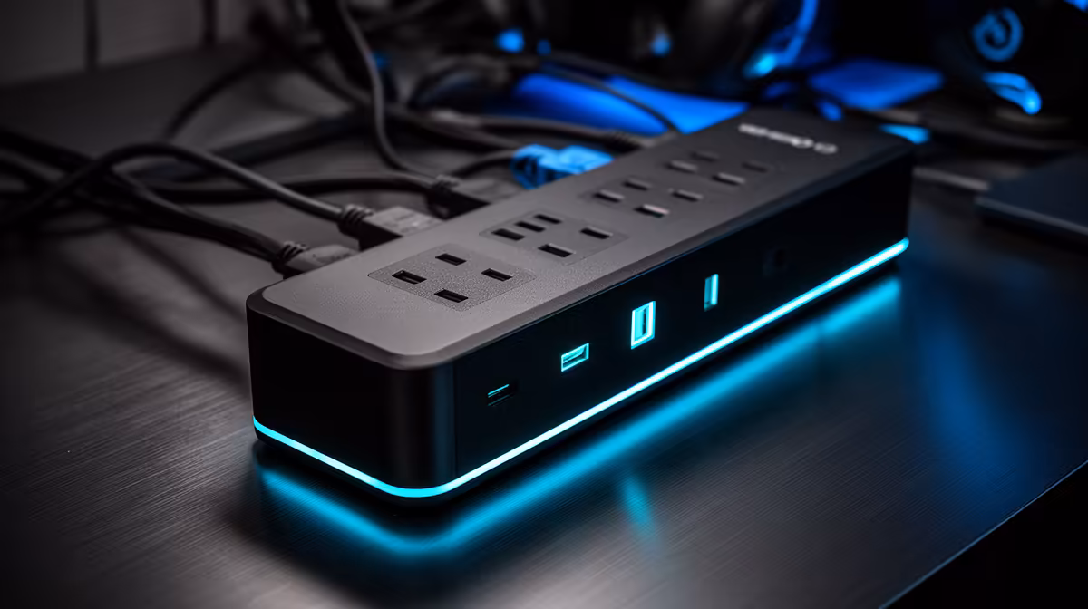 Surge-protected Power Strip for Running OBS Under R8,000