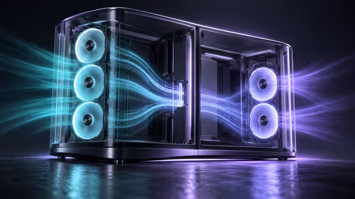 Thermaltake Arcus 380: plan the curved-glass case layout first