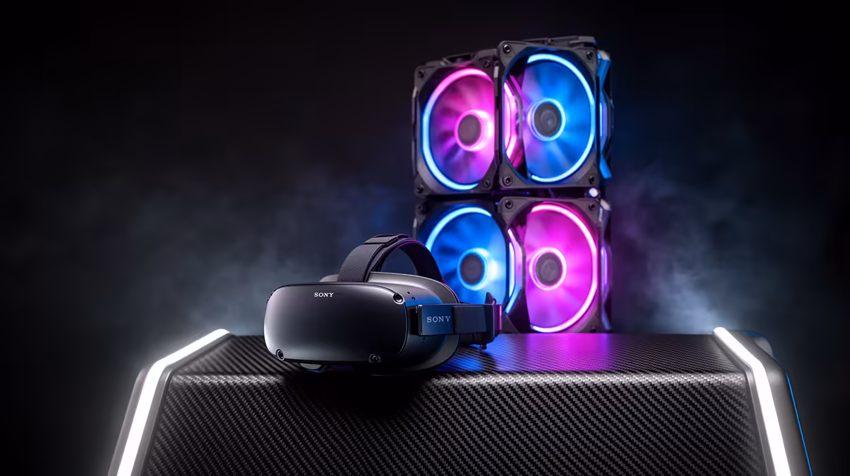 Three-tier case fan plan for VR fitness buying signals