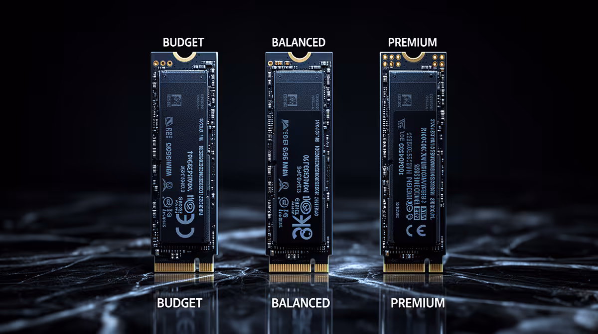 Three-tier NVMe SSD plan for CapCut editing buying signals