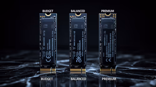 Three-tier NVMe SSD plan for CapCut editing: budget, balanced and premium