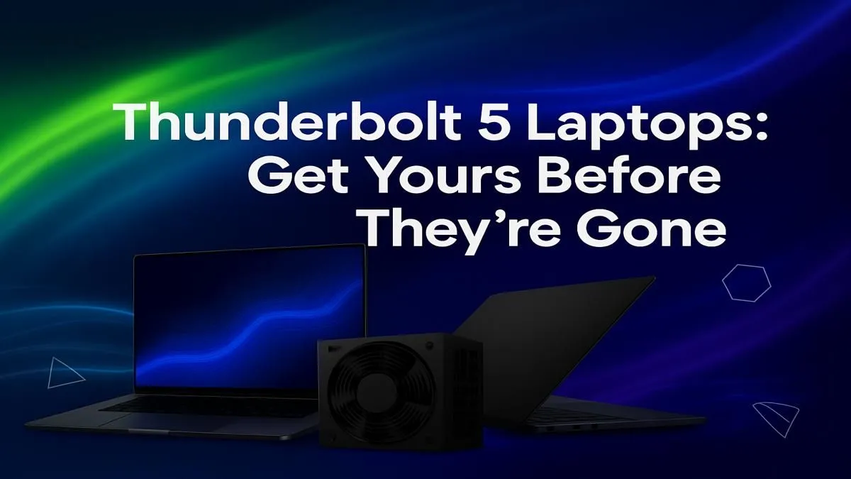 Thunderbolt 5 Laptops | Blazing-Fast Speeds at Evetech