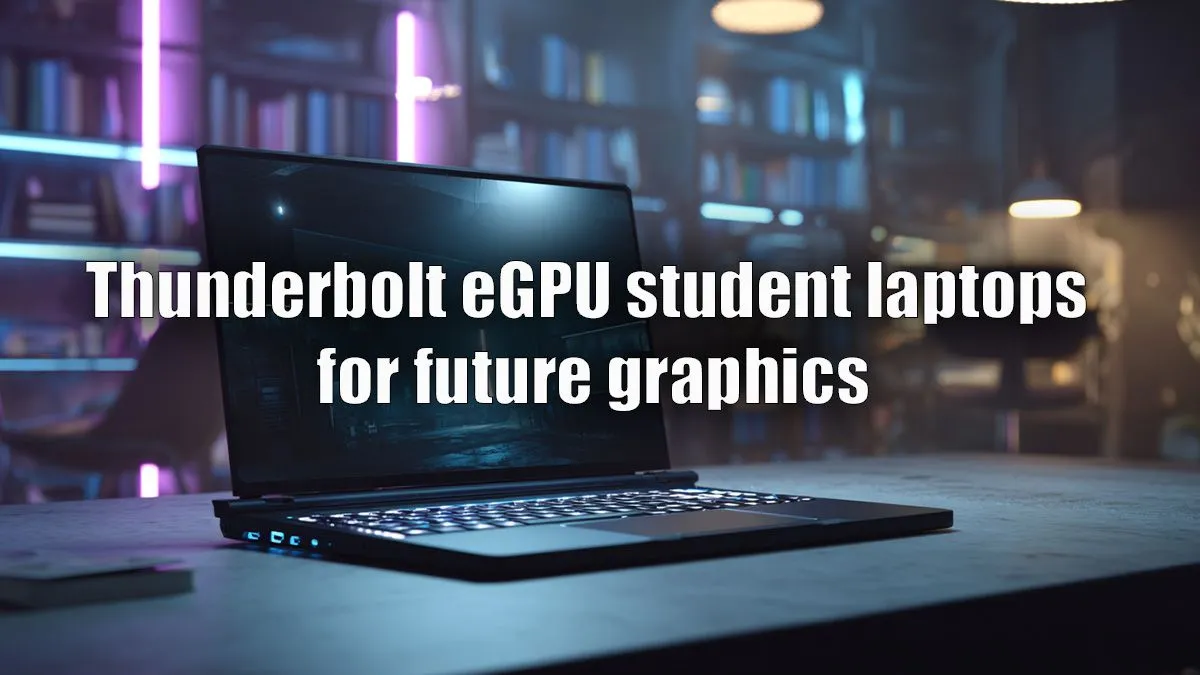 Boost Laptop Graphics with eGPU
