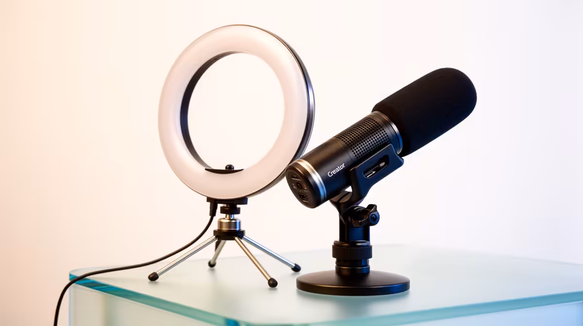 A TikTok Kit Under R4,000: Light, Mic, Mount