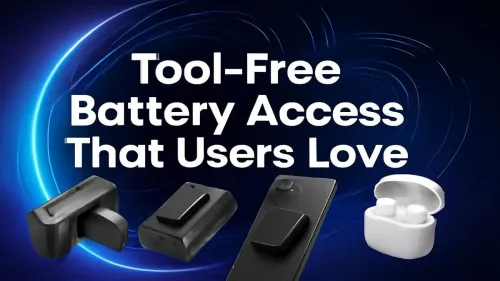 Tool-Free Battery Access Simplified