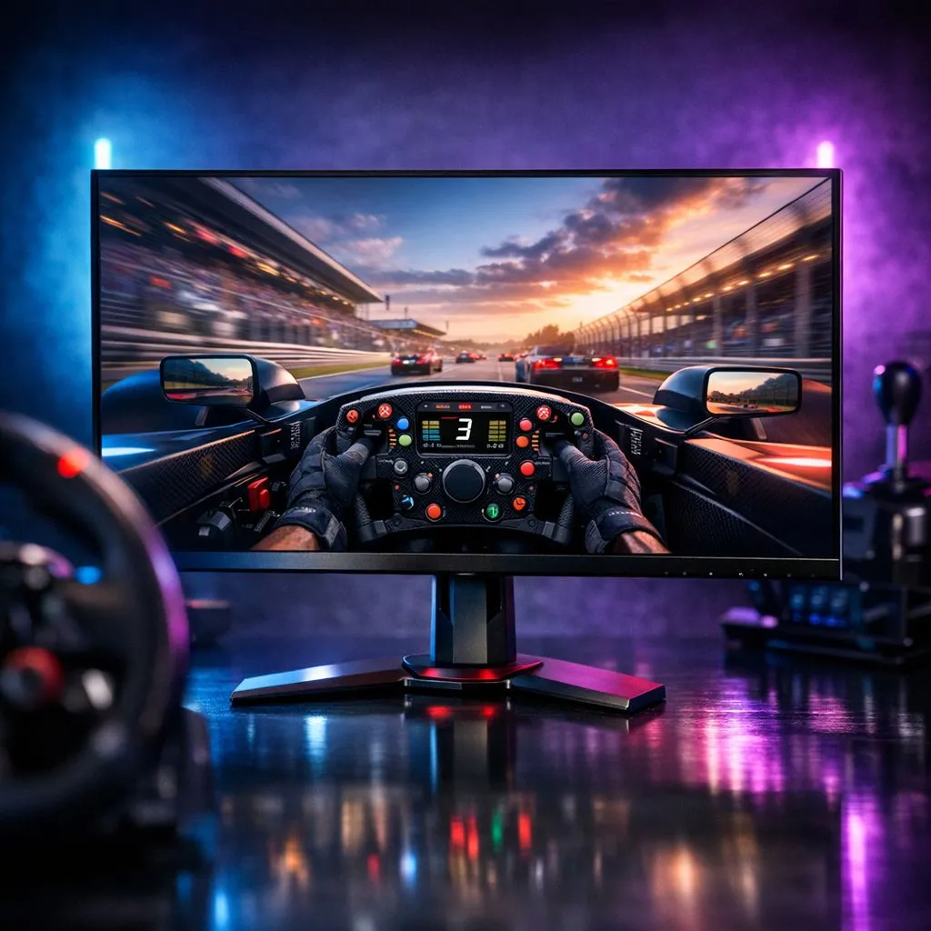 Best 1440p sim racing monitors under R8000