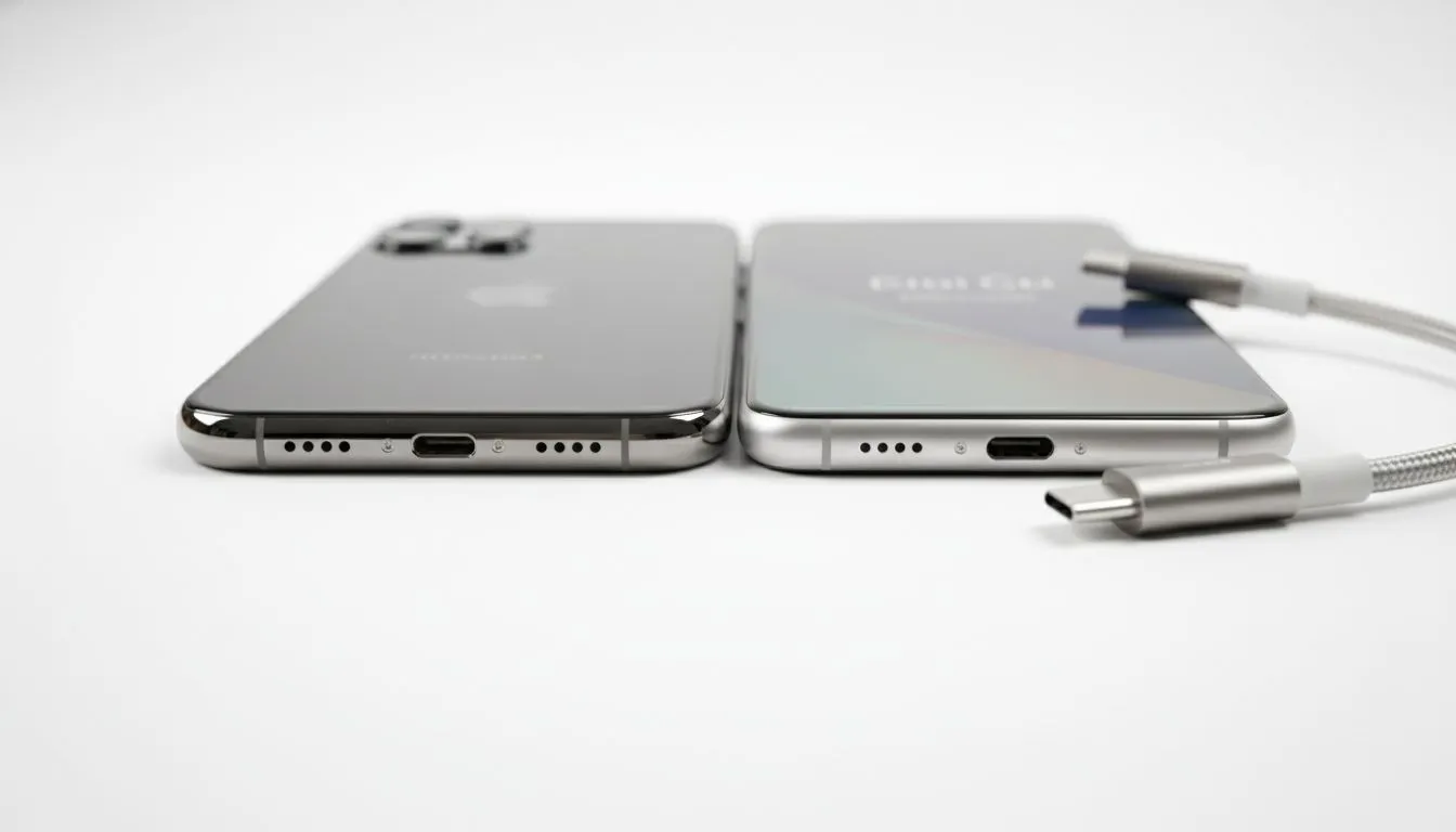 USB-C In/Out Ports for iPhone & Android