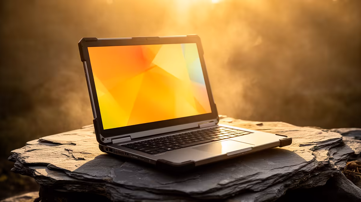 1000 Nit Rugged Laptops Built for Sunlight
