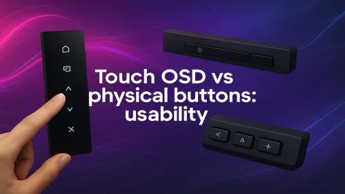 Touch OSD vs Physical Buttons: Which Monitor Control Is Best?