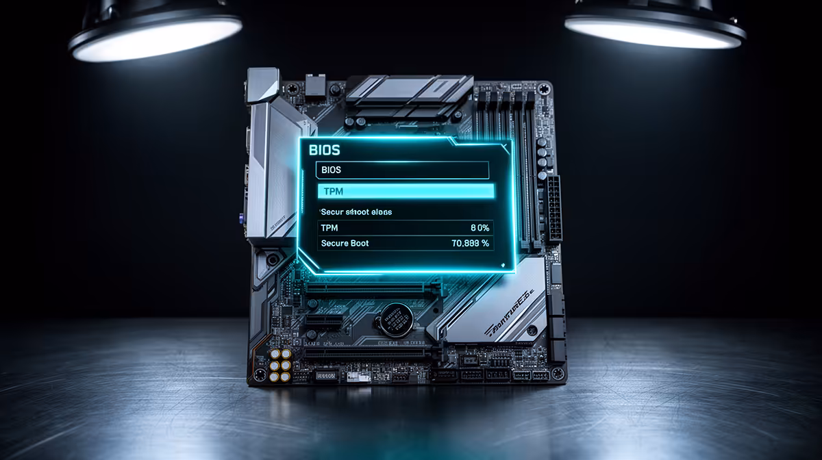 Enable TPM 2.0 and Secure Boot in BIOS at no cost