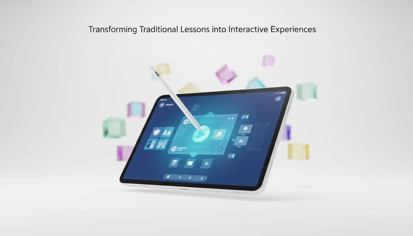 Turn Lessons Into Interactive Learning