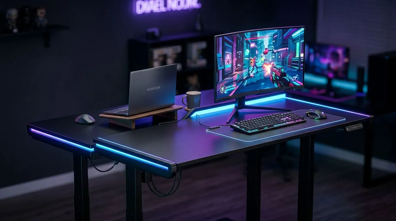 From remote work to nighttime gaming, neatly