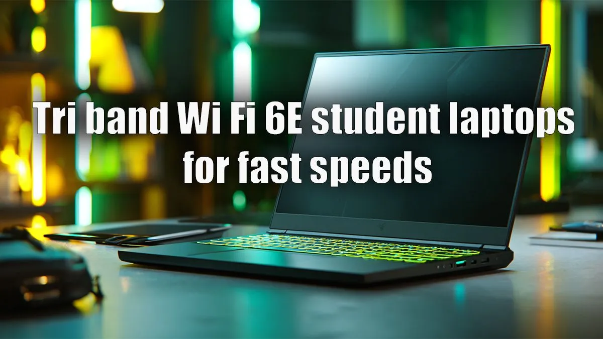 Fast, Reliable Wi-Fi 6E Laptops for Students