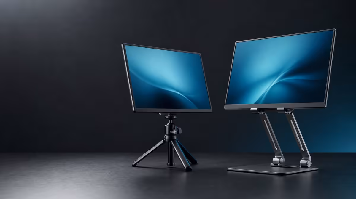 Choose reach and free placement or compact desk support