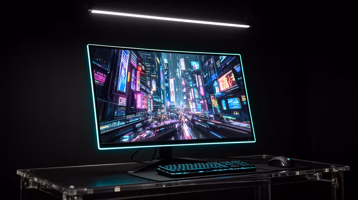 TrueBlack OLED Contrast vs Standard Gaming Monitor Contrast