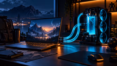 TUXEDO Stellaris 16 Gen 8: separate laptop use from optional desk cooling
