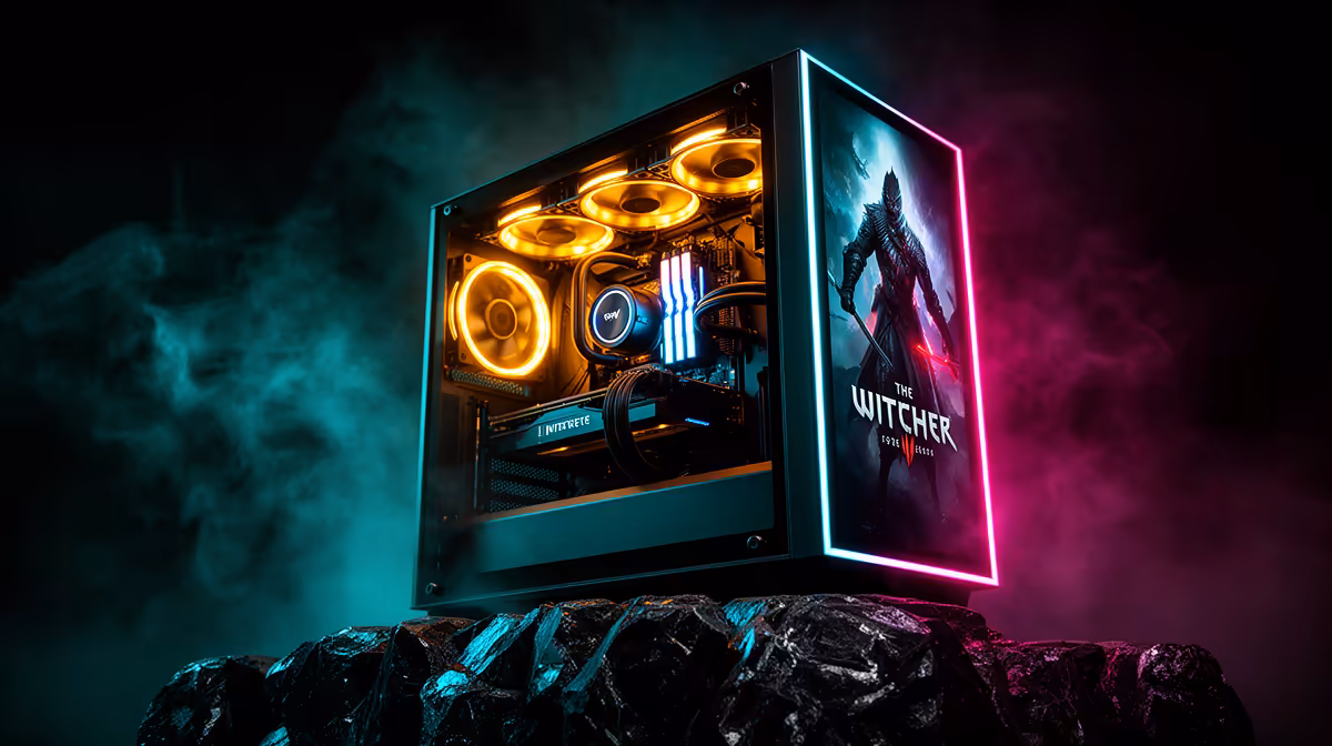 Ukwakha i-PC ye-The Witcher 3 ngaphansi amaphuzu okuthenga