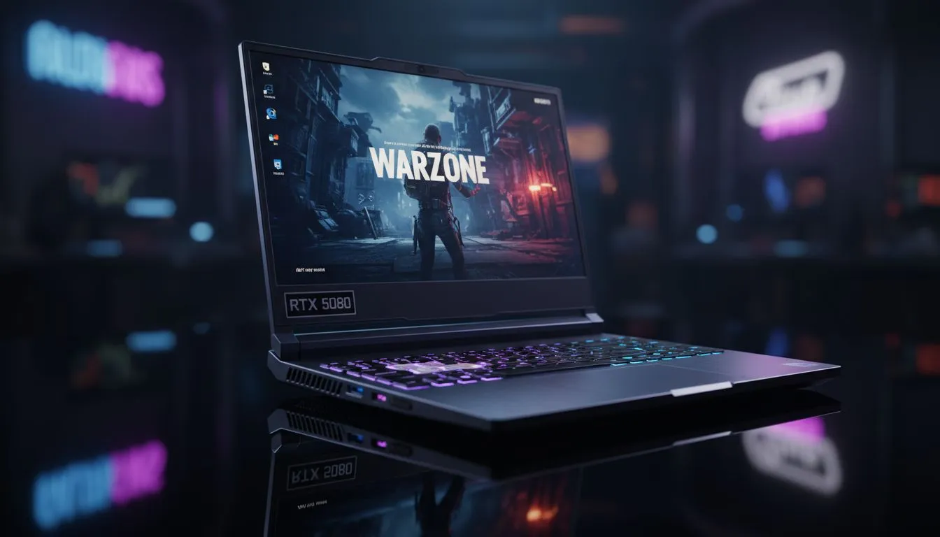 RTX 5080 laptop Portable Warzone Rig