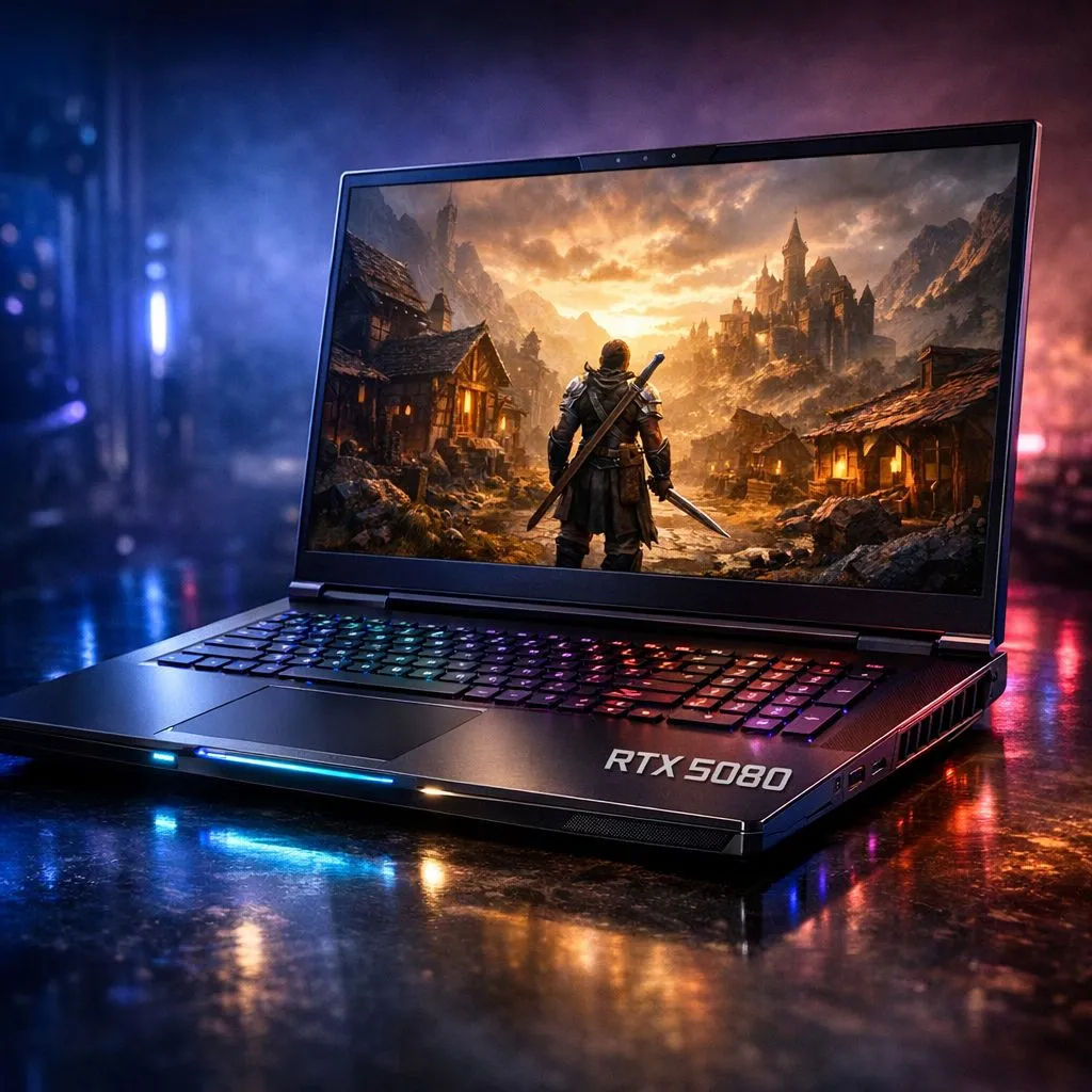 Portable RTX 5080 Laptop for Fable