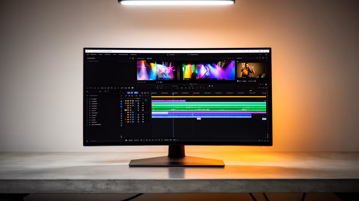 Ultrawide Monitor checklist for Adobe Premiere comparison