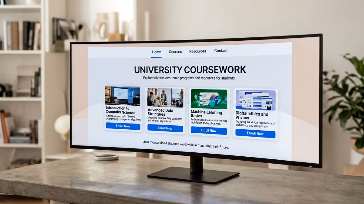 Ultrawide Monitor fit for First-Year University