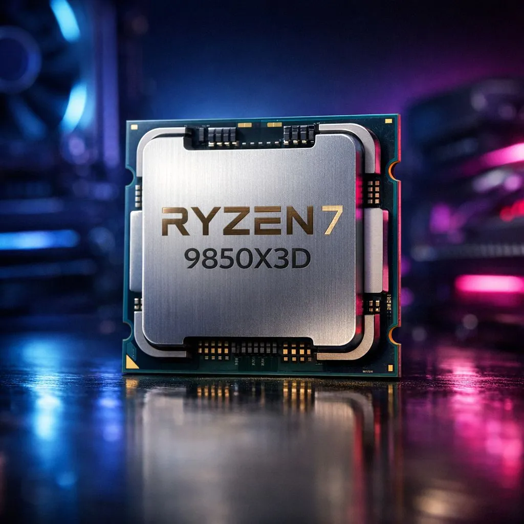 Why 3D V-Cache Elevates 9850X3D FPS