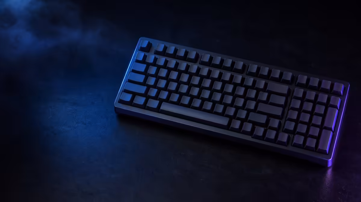 Balance number-pad access with a more compact desk footprint
