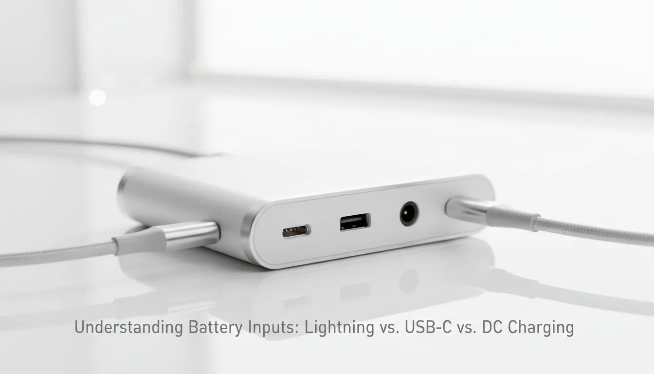usb-c vs lightning: battery input basics