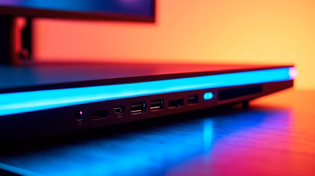 DisplayPort 1.4, HDMI 2.1 and USB-C Connections on Gaming