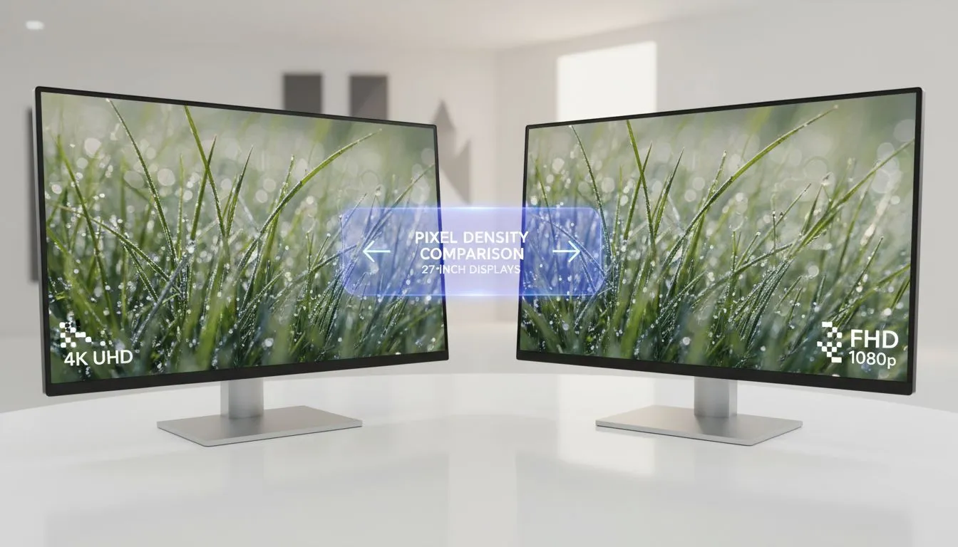 4K vs FHD pixel density on 27-inch