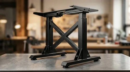 Sturdy Steel Leg Frames for Zero-Wobble Desks