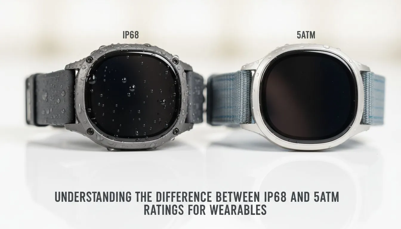 IP68 vs 5ATM Explained for Wearables