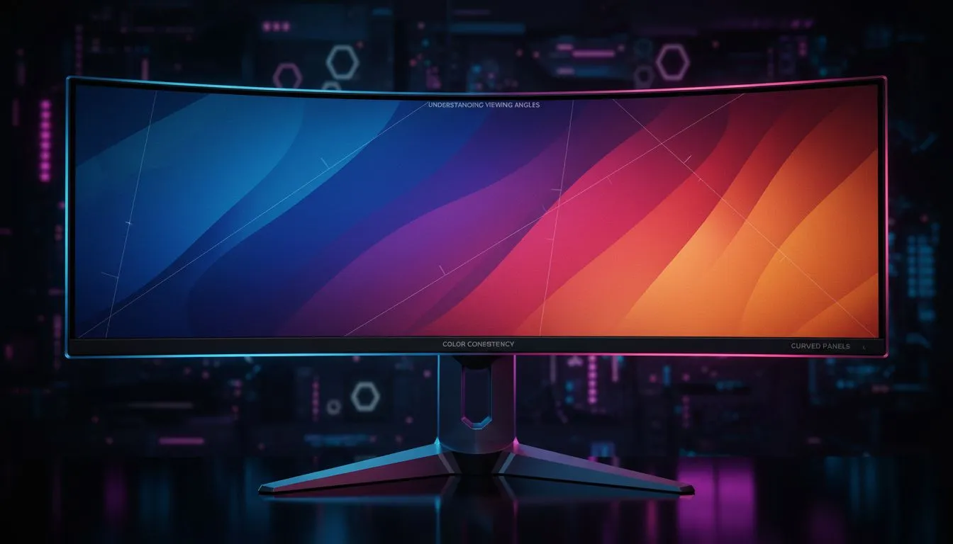 Viewing Angles & Color on Curved Panels