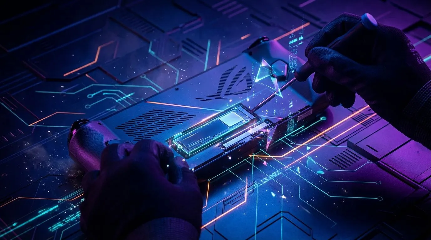 ASUS ROG Ally X SSD Upgrade Guide: Install M.2 2280