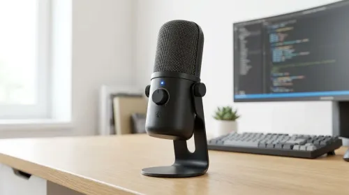Plug In Microphone Plug and Play USB Mic for Home Office
