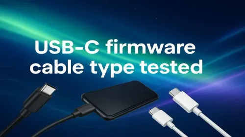 USB-C Firmware & Cable Testing Guide