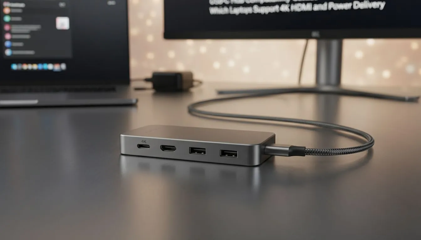 4K HDMI & Power Delivery laptop support