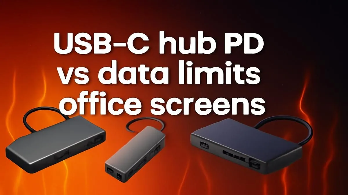 Maximize productivity with USB-C PD hubs