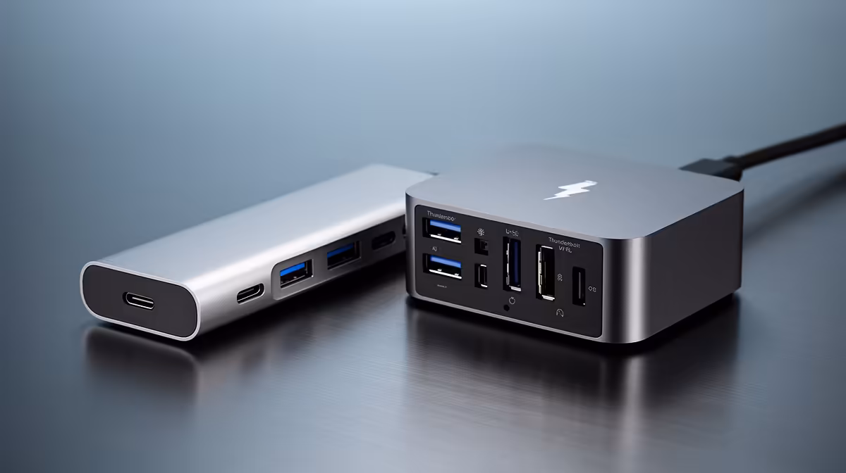 USB-C Hub vs Thunderbolt Dock for MacBook: What''s the