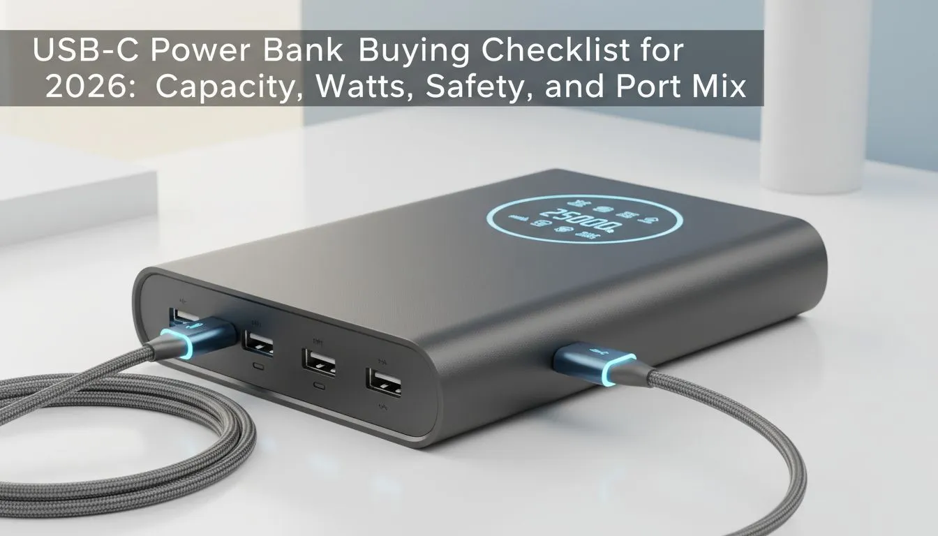 USB-C Power Bank Checklist 2026