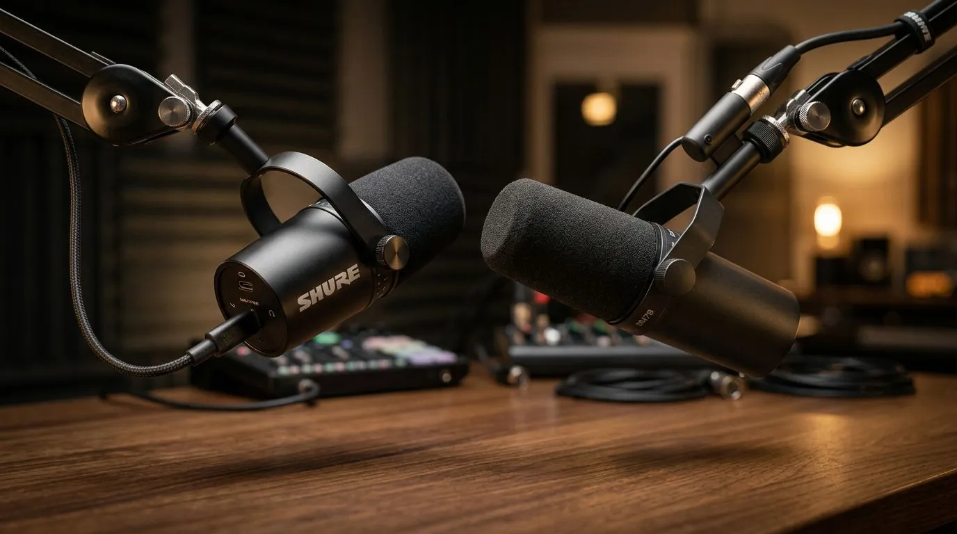 Choosing Between USB and XLR Microphones