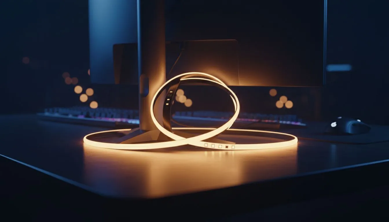 Warm White Lighting for Late Night Gaming