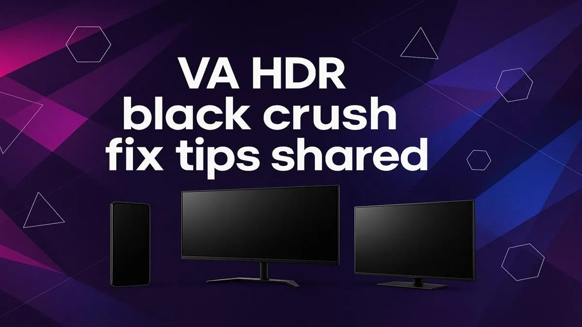 End Black Crush on VA Panels