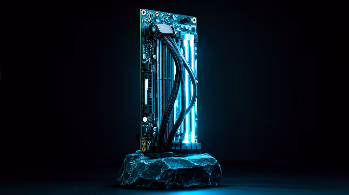 The trade-offs behind a vertical GPU mount