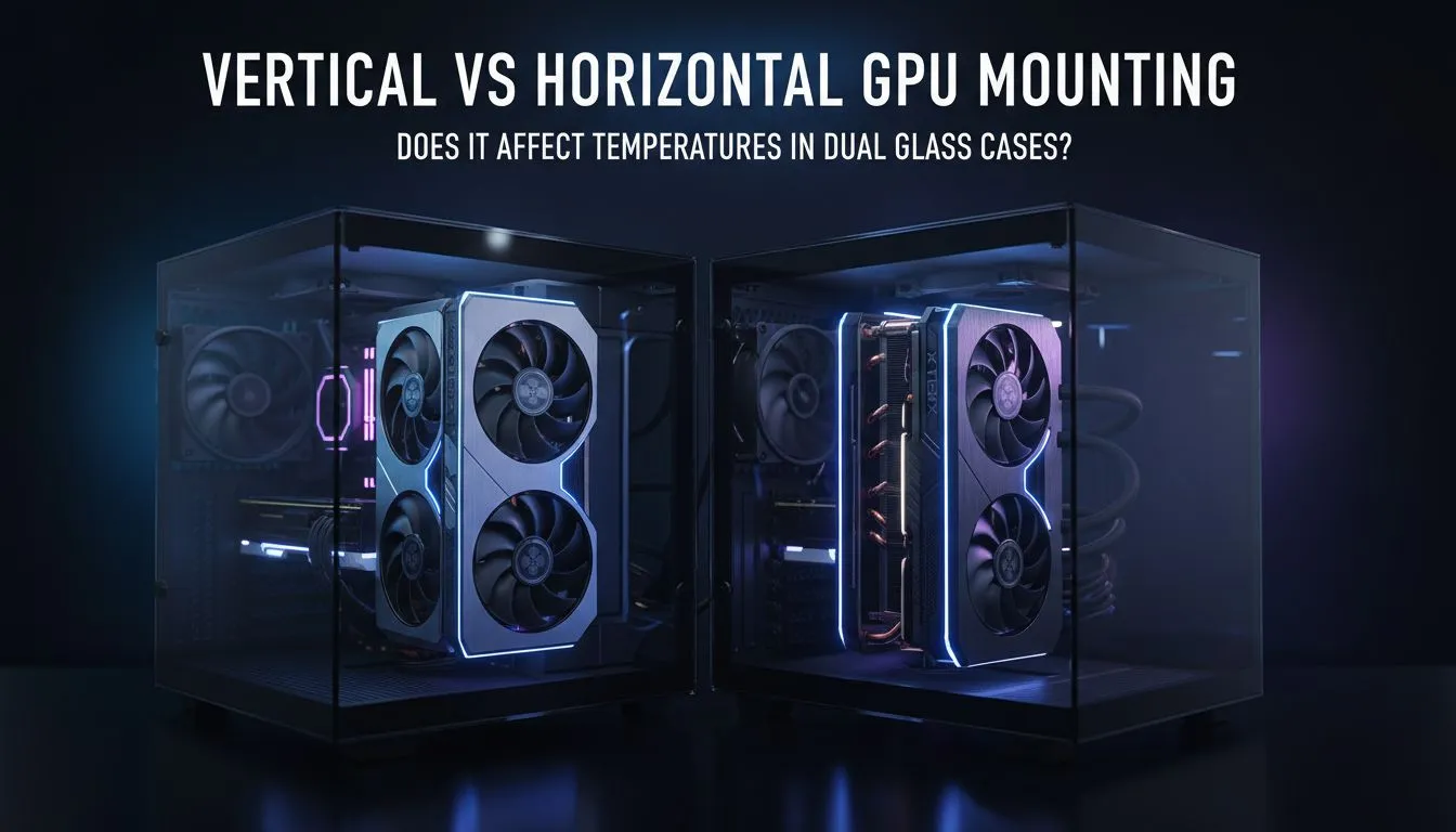 GPU Mounting: Vertical vs Horizontal Temps