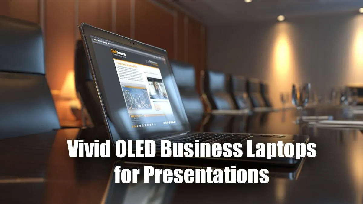 Top OLED Laptops for Business